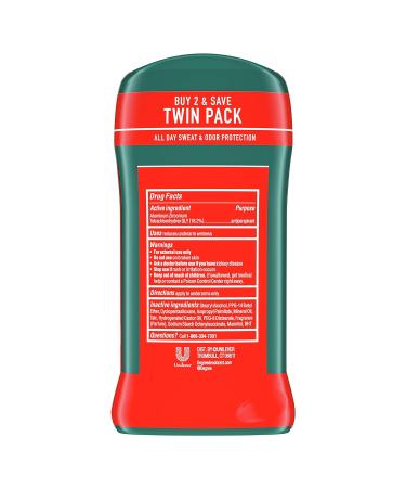 Degree Men Sport Antiperspirant Deodorant Twin Pack, 2.7 oz - 48-Hour Sweat & Odor Protection - Buy Online on GoSupps.com