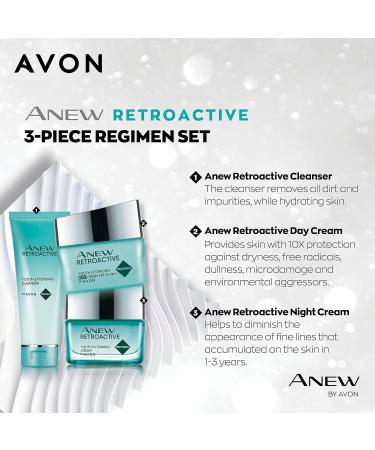 AVON Anew Retroactive Youth Extending Cleanser 125G - Anti-Aging Facial Cleanser - International Shipping Available - Buy Online on GoSupps.com