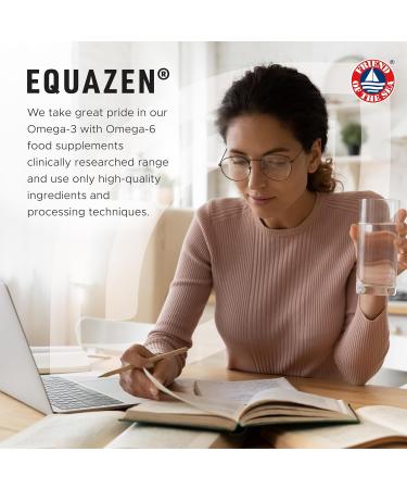 Equazen Eyeq 60 Capsules - Premium Omega 3 & 6 for Cognitive & Eye Health - International Shipping Available - Buy Online on GoSupps.com