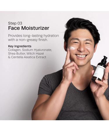HOMMEFACE Daily Trio Skin Care Set for Men  3-Step Routine - Buy Online on GoSupps.com