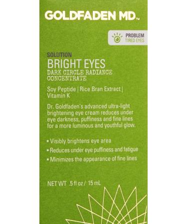 Bright Eyes Dark Circle Concentrate - Brightening Eye Cream with Soy Peptide, Rice Bran Extract & Arnica | Reduce Darkness, Puffiness & Fine Lines for Youthful Glow - 0.5 fl. oz - Buy Online on GoSupps.com