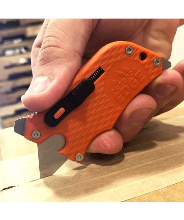 Outdoor Edge SlideWinder Multitool - Utility Knife with Replaceable Razor Blade, Screwdrivers, Prybar, Bottle Opener, Pocket Clip, Auto-Retracting Blade Orange - Buy Online on GoSupps.com