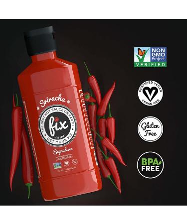 Fix Hot Sauce Sriracha - Gourmet Natural Chili Sauce (10 Oz) | Spicy & Bold Flavor | Non-GMO  Vegan | Ideal for Pho & Ramen - Buy Online on GoSupps.com