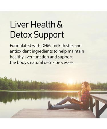 NANOWELL Fresh AM Detox - Liver Health Support Supplement with DHM Milk Thistle Vitamin C B1 & B2-50 Chewable Tablets for Detox and Recovery 50 Count (Pack of 1) - Buy Online on GoSupps.com