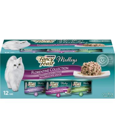 Fancy Feast P t & Florentine Wet Cat Food Bundle (24 Tubs + 12 Cans) Wet Cat Food + Wet Cat Florentine Food - Buy Online on GoSupps.com