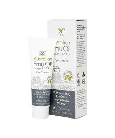 Y- Not Natural - Anti Aging Eye Cream with Australian Emu Oil  Retinol  and Vitamin E