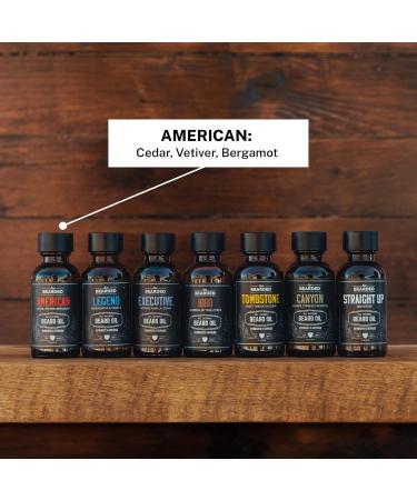 Buy Live Bearded Beard Oil - Premium All-Natural Jojoba Oil for Men - Made in the USA - 1 fl oz - Nourishes Dry Skin - Cedar Pine Vetiver Bergamot Scent - Buy Online on GoSupps.com