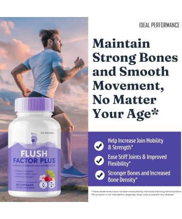 Flush Factor Plus Capsules FlushFactor Plus Supplement Pills Flush FactorPlus Maximum Strength Flexibility & Healthy Legs FlushFactorPlus Advanced Formula Flush Factor Plus Reviews (60 Capsules) - Buy Online on GoSupps.com