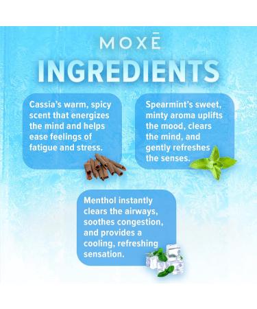 MOX Extra Strength Wintermint Nasal Inhaler | Powerful Menthol & Wintergreen for Sinus Relief & Clear Breathing | Made in The USA | Maximum Strength Aromatherapy for Instant Refreshment - Buy Online on GoSupps.com