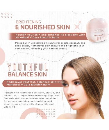 V-Cera Elastick Balm & Gua Sha Plate for Facial Massage | Moisturizing Multi Balm Stick | KBeauty (14g) - Youthful Skin Essentials - Buy Online on GoSupps.com
