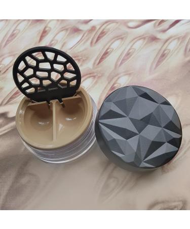 Lensbix Geometric Contact Lens Container - Futuristic 3D Design | Stylish Gift for Lens Wearers (NO21 Cappuccino) - Buy Online on GoSupps.com