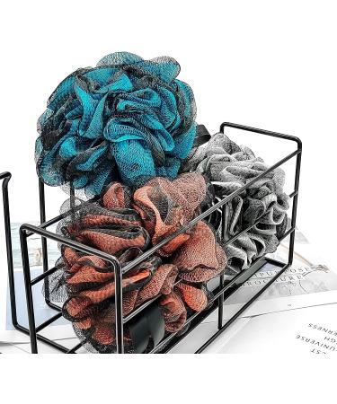 Loofah Body Scrubber 3 Pack - Exfoliating Mesh Pouf Shower Sponge for Women and Men - Buy Online on GoSupps.com