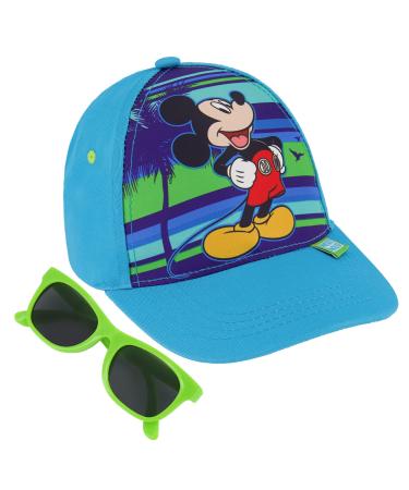 ABG Toddler Hat for Boys Ages 2-4, Kids Baseball Cap and Sunglasses Mickey Mouse