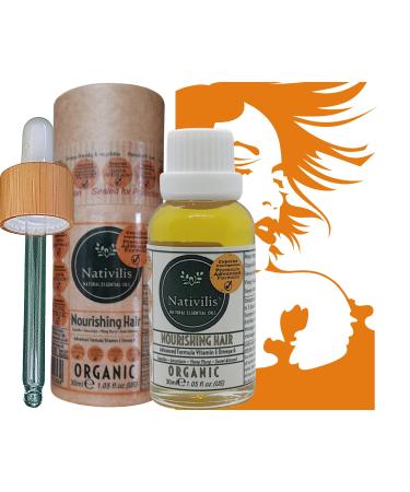 Native Natural Nativilis BIO Advanced Formula Vitamin E Omega 6 Serum COPAIBA Onayofyl BCP Strength of hair smoothing Dry Damage Repair AntiFrizzy Blended Geranie YLANG sweet blend