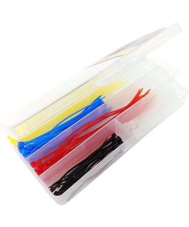 Clear Cable Ties Set - 95 Pieces | Sterling PTIES1 | Cable Management Solution - Buy Online on GoSupps.com