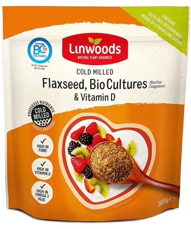 Linwoods Milled Flaxseed with Bio Cultures & Vitamin D - 360g
