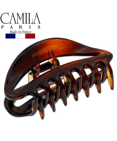 Camila Paris NV23 French Hair Clip for Women - Tortoise Shell 2 Inch Clamp - Luxury Styling Accessory - Made in France - Buy Online on GoSupps.com