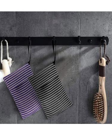 Linkidea 5 Packs Stripes Soap Bags - Exfoliating Sponge Body Scrubber & Shower Soap Holder - Mesh Soap Saver Pouch for Bath Bar Soap - Foaming & Drying - Bulk Pack - Buy Online on GoSupps.com