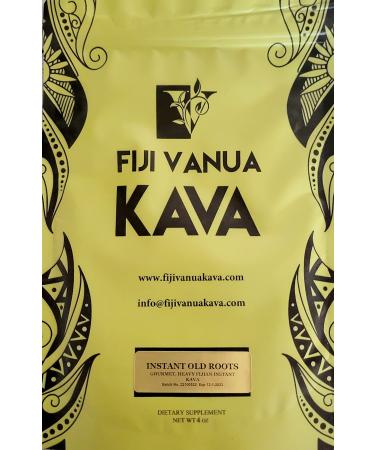 FIJI VANUA KAVA-Instant Old Roots 4oz (Non-Micronized) Real Instant Kava
