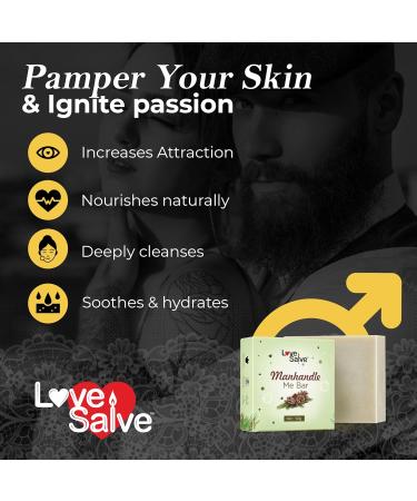 Love Salve Soap Bar - Natural Oils for Skin Care | Manhandle Me - Shop Internationally - Buy Online on GoSupps.com