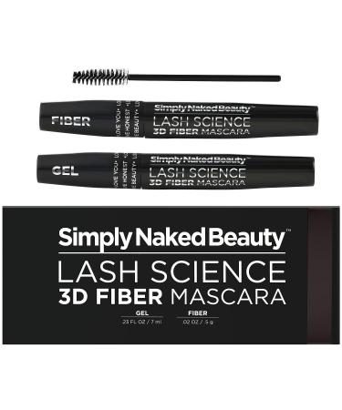 3D Lash Fiber Mascara Dark Brown - Water Resistant Lengthening Tubing Mascara for Volume - Non Toxic Hypoallergenic - Buy Online on GoSupps.com