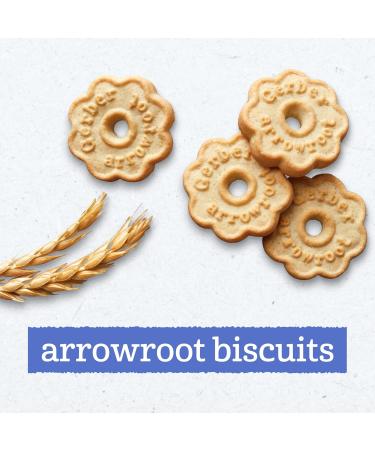 GERBER Biscuits Arrowroot Baby Snacks Biscuits 10+ Months 155 g 4 Pack Arrowroot 155 g (Pack of 4) - Buy Online on GoSupps.com