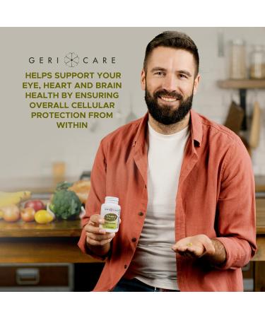 GeriCare High-Potency Vitamin E Capsules 100 IU for Skin & Immune Support 45mg | 100 Count | Organic Vitamin E for Women and Men 100 Count (Pack of 1) Softgel - 45mg - Buy Online on GoSupps.com