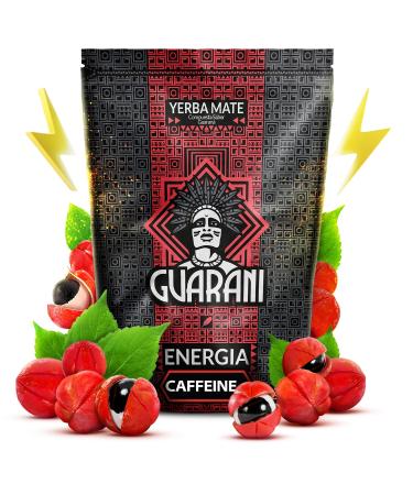 Guarani Energia Caffeine + 500 g | Yerba Mat Stimulante avec Guarana | Th Yerba Mat du Paraguay | Composition naturelle | Yerba Mat forte 0 5 kg