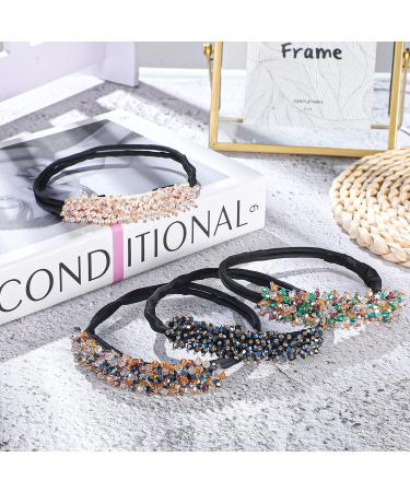 Rhinestone Hair Bun Maker Set - Elegant & Convenient Hair Styling Tool for Women & Girls - Perfect DIY Hairstyle Accessory - Dark Color - Buy Online on GoSupps.com