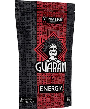 Guarani Energia 500g Yerba Mate Tea: Natural Caffeine Source with Guarana | Gluten Free & Vegan | 500g Pack - Buy Online on GoSupps.com