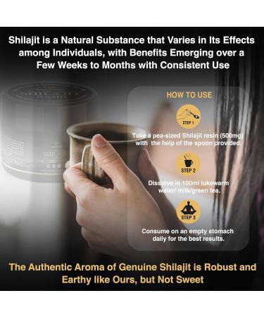 Pure Organic Himalayan Shilajit Resin 30g - Gold Grade | Vegan, Lab Tested for Immune Support & Vitality Boost | Rich in Fulvic & Humic Acid - Buy Online on GoSupps.com