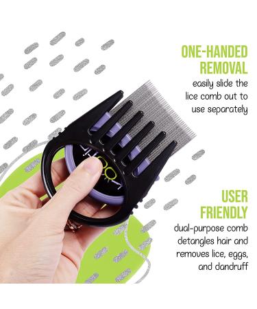 Kootie Katcher Metal Lice Comb - Best Nit Comb for Effective Lice Removal - Buy Online on GoSupps.com