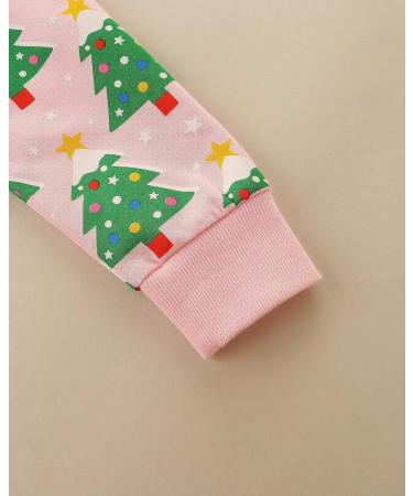Girls Cotton Sweatshirt | Long Sleeve Pullover | Toddler Clothes | Age 1-12 Years | Christmas Trees - Buy Online on GoSupps.com