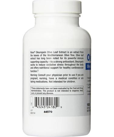 Roex Oleuropein Olive Leaf Vitamins | 180 Count | Dietary Supplements for Healthy Heart & Immune System Boost - Buy Online on GoSupps.com