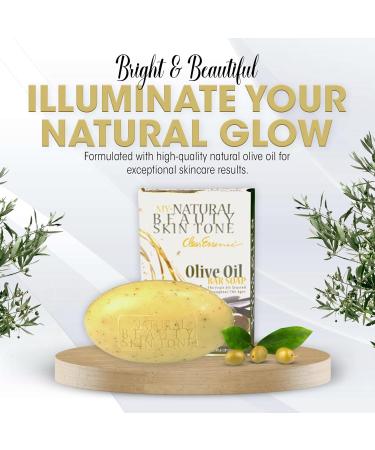 Clear Essence My Natural Beauty Olive Oil Soap - Hydrating Face & Body Soap for All Skin Types - Deep Cleansing Bar for Flawless Complexion (6.1 Oz - Buy Online on GoSupps.com