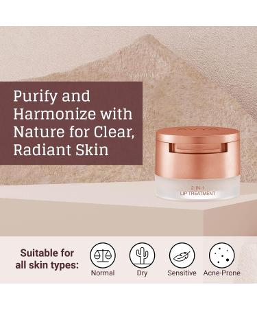 Avya Skincare Lip Treatment: Exfoliating Sugar Scrub and Nourishing Balm with Marula and Mango - 0.7oz - Buy Online on GoSupps.com