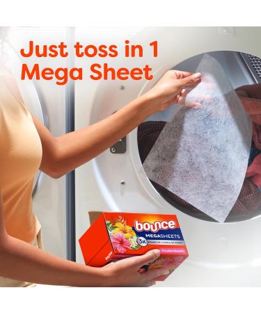 Bounce Lasting Fresh Mega Fabric Softener Dryer Sheets - 180ct Outdoor Fresh & Clean for Long Lasting Freshness - Buy Online on GoSupps.com