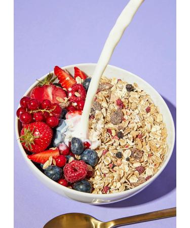 KoRo - Red Fruit Muesli with Crispy Spelt Flakes 1kg - Dried Berries - Various Whole Grain Flakes - No Added Sugar (Contains Naturally Occurring Sugar) - Buy Online on GoSupps.com