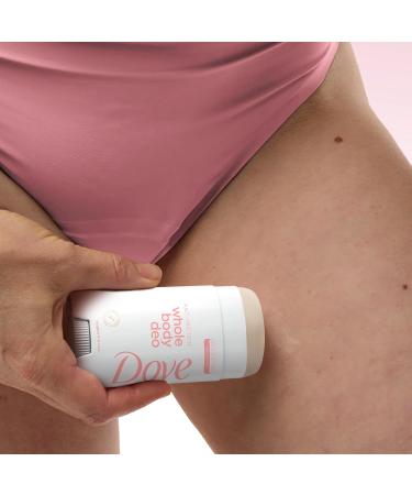 Dove Whole Body Deo Aluminum Free Anti-Chafe Deodorant Stick Raspberry & Rose for 72h Odor Control 2.6 Oz - Buy Online on GoSupps.com