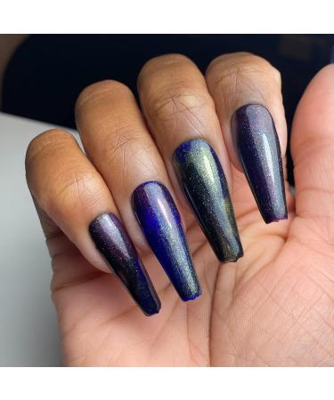 Mylee Gel Nail Polish Quad Colour Set 4x10ml - Galaxy UV/LED Soak-Off Nail Art - Professional Salon & Home Use - Long Lasting & Easy Application - Blue Sky Navy Gold Green Pink Black Purple - Buy Online on GoSupps.com