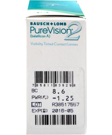 Buy Bausch & Lomb PureVision 2 HD Contact Lenses -4.75 6 Pieces | International Shipping Available - Buy Online on GoSupps.com