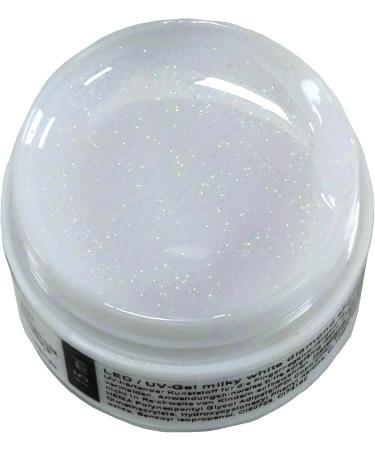  World of Nails-Design LED/UV Diamond Shimmer Building Gel with Fine Glitter Particles 5ml (Milky White) - Buy Online on GoSupps.com