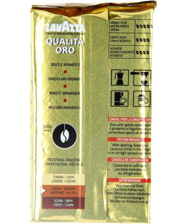  Lavazza Lavazza Qualit ORO Coffee Ground Coffee Beans (2 x 250g) - Buy Online on GoSupps.com