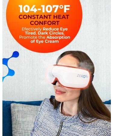 Heated Compression Eye Mask with Music - Rechargeable Face Massager & Relaxation Sleep Mask - Buy Online on GoSupps.com
