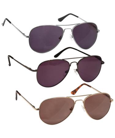 The reading glasses do silver gold gunmetal gray solar reader value 3-pack men women SSS8-897 +3.50 +3.50 diopters silver / gold / gunmetal gray