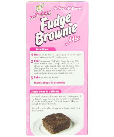Buy No Pudge! Fat Free Fudge Brownie Mix - Original 13.7 oz (Pack of 6) - Guilt-Free Baking - Buy Online on GoSupps.com