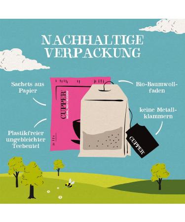 Cupper Organic White Tea with Raspberry 20 Bags | Premium Quality Naturally Delicious 34g - Buy Online on GoSupps.com