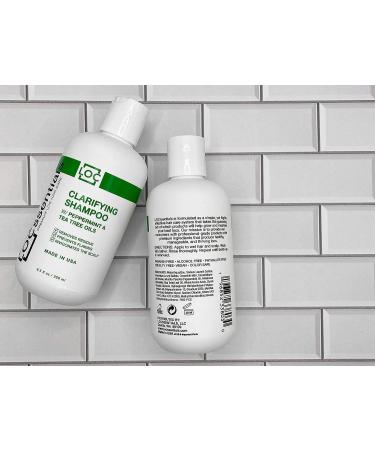 LOCssentials Clarifying Shampoo for Dreadlocks - Professional Vegan Shampoo for Interlocks, Microlocs, Twists - With Peppermint & Tea Tree Oils - Paraben-Free - Buy Online on GoSupps.com