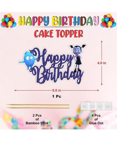 Seyal Vamprina Happy Birthday Cake Topper - Buy Online on GoSupps.com