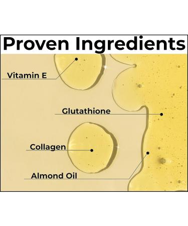 Skin Brightening Body Oil with Collagen & Glutathione | Even Skin Tone Reduce Fine Lines 125ml | International Shipping - Buy Online on GoSupps.com